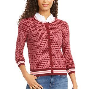NWT-Charter Club Patterned Cardigan Sweater